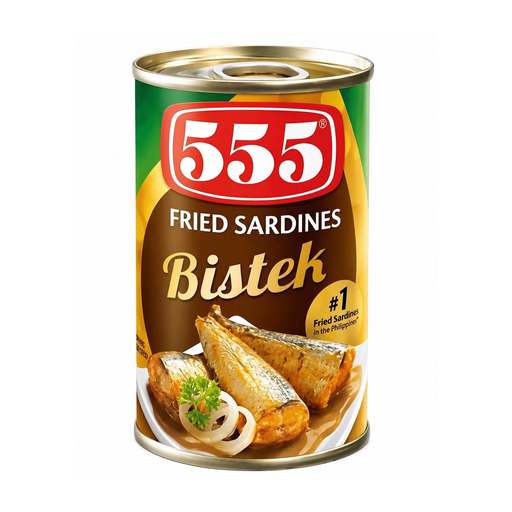 [555-BIS-004] 555 Fried Sardines Bistek 100x155g