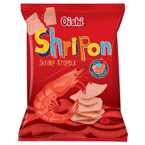 Oishi Shripon (Shrimp Kropeck) 15 x 65g *NEW PRODUCT* 