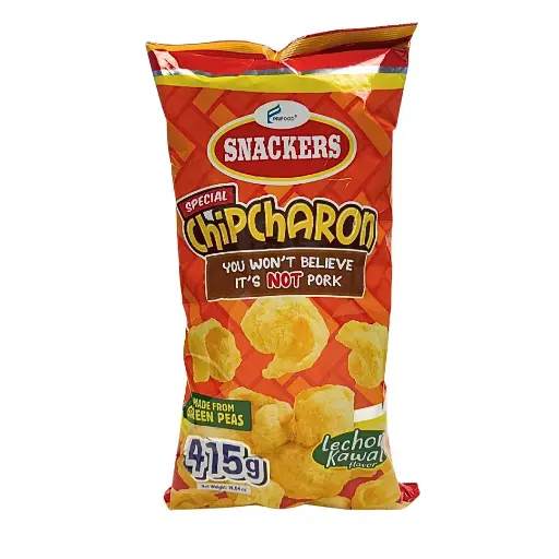 Snackers Chipcharon Lechon Kawali Flavor 15 x 415g *NEW PRODUCT* 