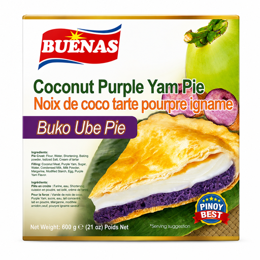 [BUE-UBE-001] FROZEN Buenas Buko Ube Pie 20x600g