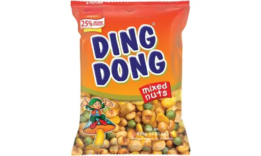 Ding Dong Mixed Nuts Plain (Orange) 60x100g