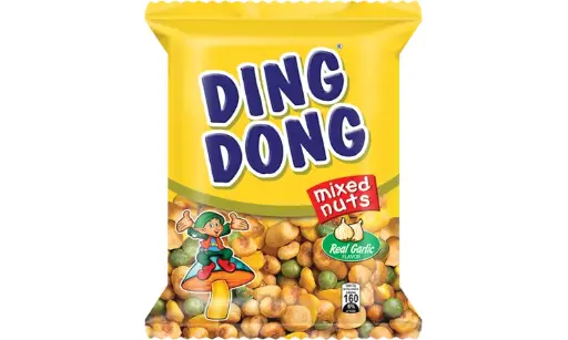 Ding Dong Mixed Nuts Garlic (Yellow) 60x100g