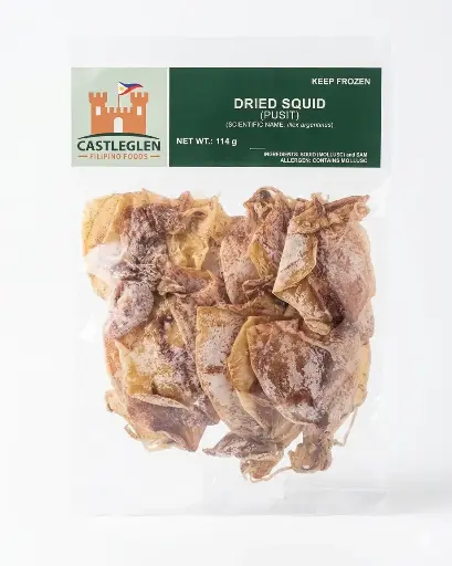 Castleglen Dried Squid 20x114g (FROZEN)