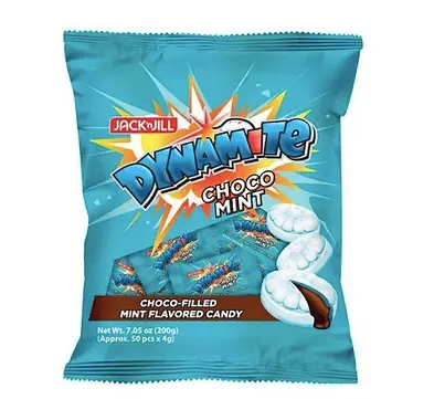 [JAC-MIN-010] Jack 'n Jill (Candy) Dynamite Choco-Mint Candy 40x(50x4g) ***New Product***
