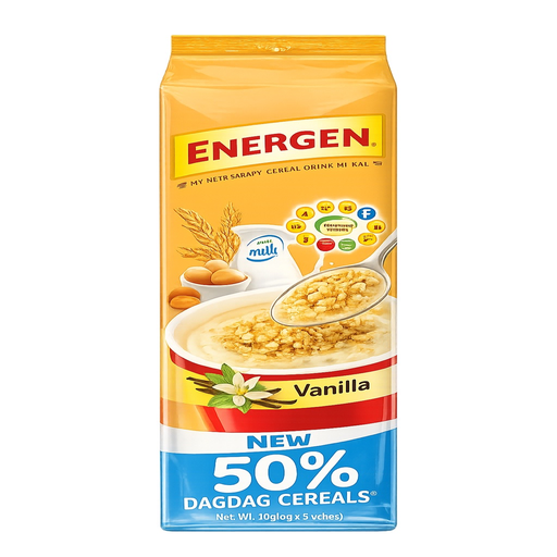 [ENE-VAN-002] Energen Vanilla (40% More Cereal) Drink 8x(30x40g) ***Back In Stock***