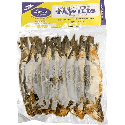 [LEO-TAW-002] FROZEN Leony's Smoked Young Herring (Tawilis) 20x500g 