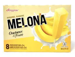 Binggrae Plant Based Melona Banana 12x(4x70ml) (FROZEN)  
