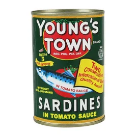 [YOU-GRL-003] Young's Town Sardines (Green) 48x425g (Large) ***Back In Stock***
