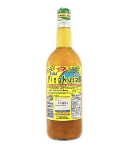 Pinakurat Hot Suka (Spiced Natural Coconut Vinegar) 12x750ml ***New Product***