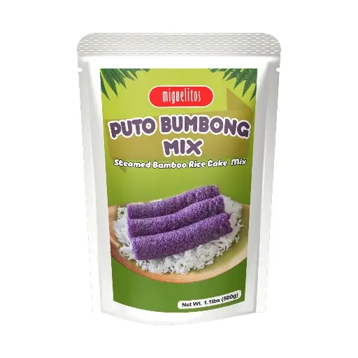Miguelitos Puto Bumbong Mix (Steamed Bamboo Rice Cake) 12x500g ***New Product***