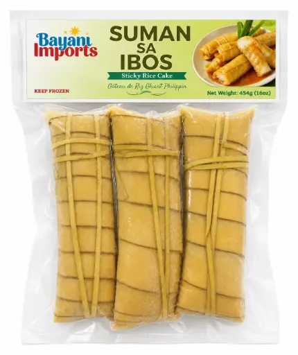 [BAY-IBO-032] FROZEN Bayani Foods Sticky Rice Cake (Suman Sa Ibos) 30x454g ***New Product*** 