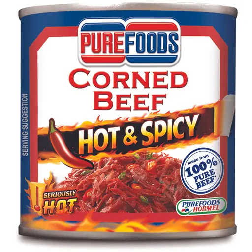 [PUR-HSP-003] Purefoods Corned Beef Hot & Spicy 48x210g ***New Product***