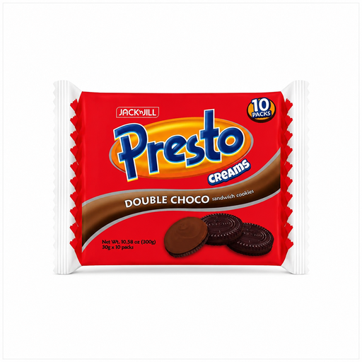 [JAC-PCD-007] Jack 'n Jill (Bakery) Presto Creams Double Chocolate 20x(10x30g) ***New Product***