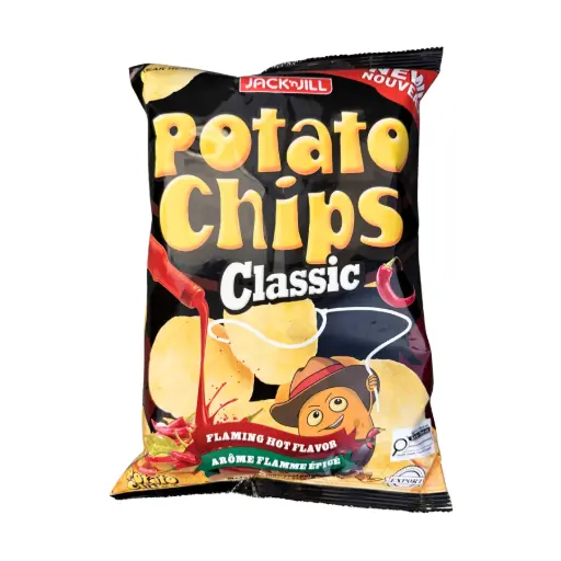 [JAC-FLA-031] Jack 'n Jill (Chips) Potato Chips Flaming Hot 18x120g ***New Product***
