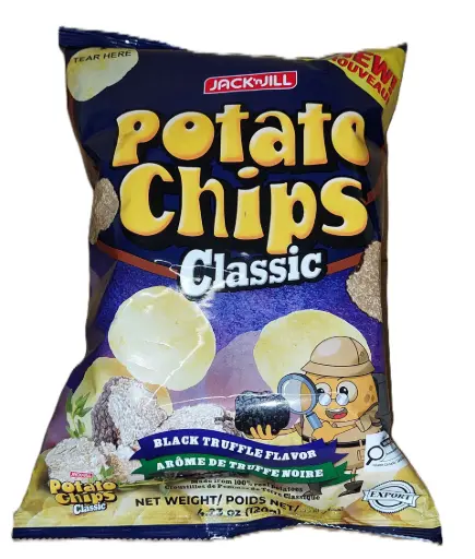 [JAC-TRU-028] Jack 'n Jill (Chips) Potato Chips Black Truffle 18x120g ***New Product***