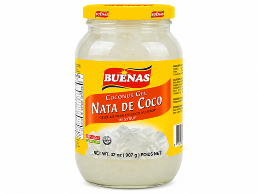 [BUE-NW9-035] Buenas Sweet Nata De Coco (Coconut Gel) White 12x907g (Large)  ***New Product*** 