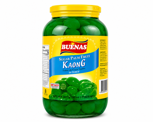 [BUE-PG9-021] Buenas Sugar Palm Fruit (Kaong) Green 12x907g (Large) ***New Product***