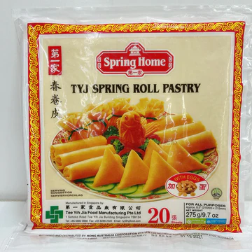 TYJ Spring Roll Pastry 8.5" with egg