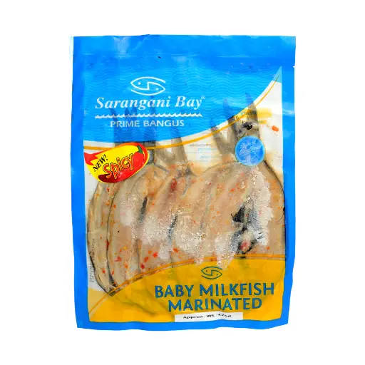 [SAR-SMS-004] FROZEN Sarangani Bay (BSMS) Baby Split Marinated Spicy Milkfish Bangus Spicy 15x400-600g