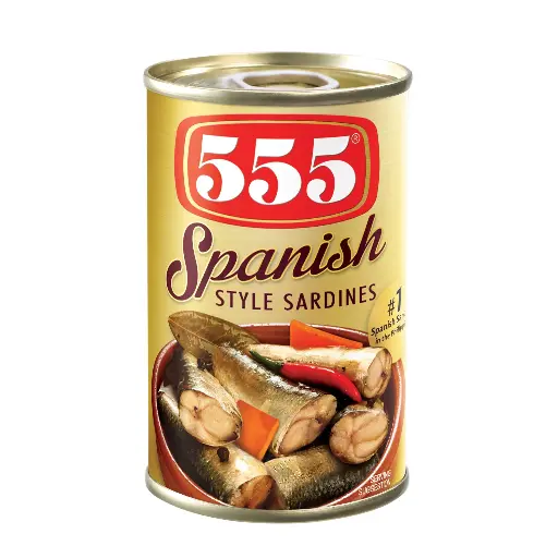555 Sardines Spanish Style 100x155g