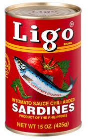 Ligo Sardines in Tomato Sauce with Chili 48x425g
