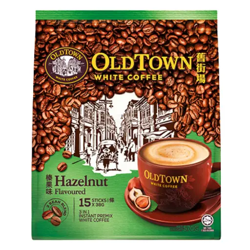 Old Town White Coffee Hazlenut Flavored 20x15x38g