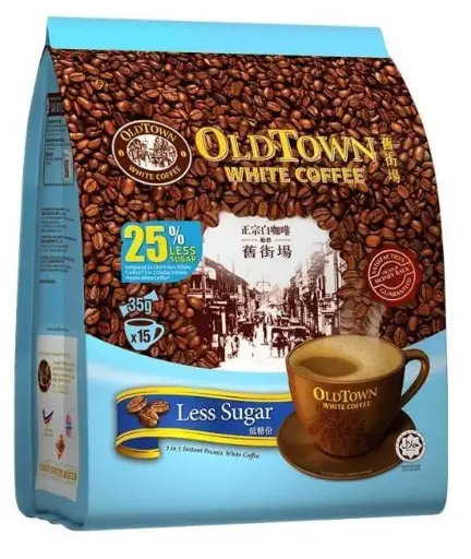 Old Town White Coffee Less Sugar 20x15x35g