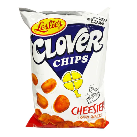Leslie's Clover Chips Cheese 25x145g
