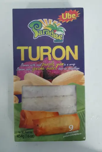 FROZEN Paradise Brand Banana Turon with Ube 20x454g