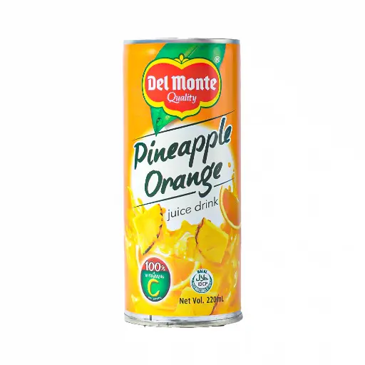[DEL-ORG-020] Del Monte Pineapple Orange Juice 24x220ml ***Back In Stock***
