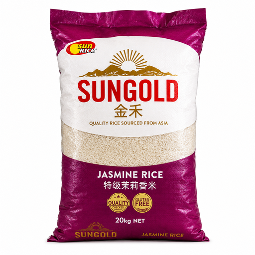 [SUN-RIC-001] Sungold Jasmine Rice 20kg
