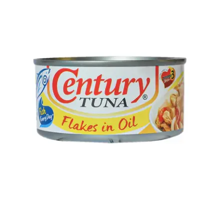 [CEN-VEG-007] Century Tuna Flakes in Vegetable Oil 48x180g ***Back In Stock***