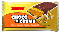 Sunflower Brand Crackers Choco 'n Creme Peanut Butter Sandwich 20x10x25g