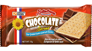 Butter Cream Brand Crackers Chocolate Spread 30x10x17g