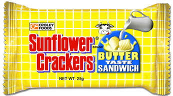 Sunflower Brand Crackers Butter Taste Sandwich 36x10x27g