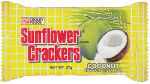 Sunflower Brand Crackers Coconut Sandwich 36x10x27g