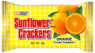 Sunflower Brand Crackers Orange Sandwich 36x10x27g