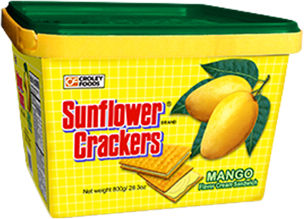 Sunflower Brand Crackers Mango Sandwich 12x800g