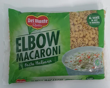 Del Monte Elbow Macaroni (Pasta) 25x400g