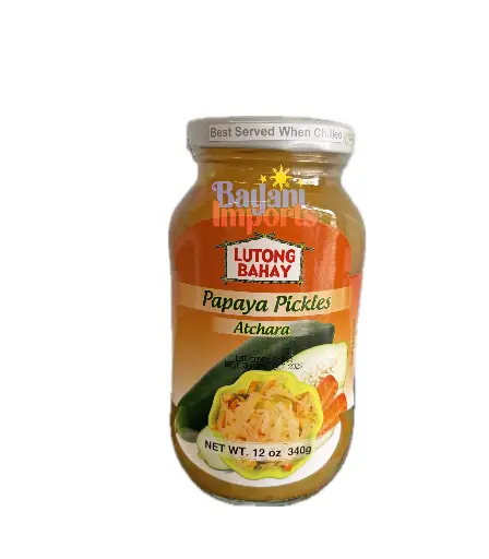 Lutong Bahay Papaya Pickles (Atchara) 24x340g