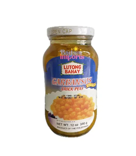 Lutong Bahay Chick Peas in Syrup (Garbansos) 24x340g (Small) ***Winter Promo: Buy 5, Get 1 FREE***