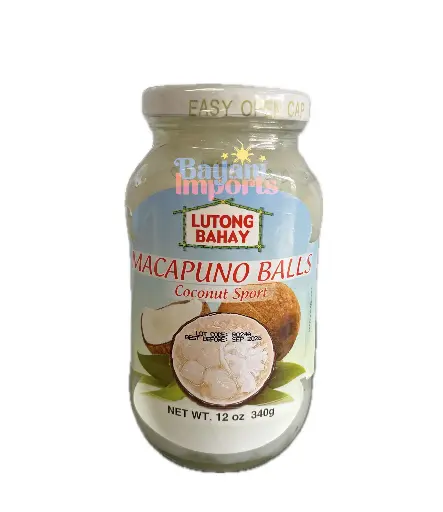 Lutong Bahay Coconut Sport Balls (Macapuno Balls) 24x340g (Small)