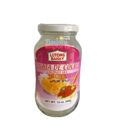 Lutong Bahay Coconut Gel (Nata De Coco) White 24x340g