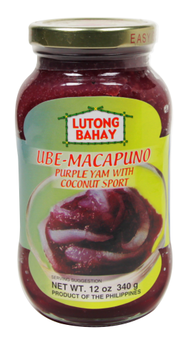 Lutong Bahay Purple Yam with Coconut Strings (Ube Macapuno) 24x340g (Small)