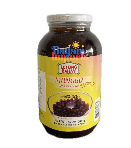 Lutong Bahay Red Mung Beans in Syrup (Munggo) 12x907g