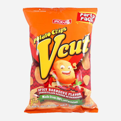 [JAC-VCU-033] Jack 'n Jill (Chips) Vcut Spicy Barbecue Party Pack 18x155g ***Back In Stock***