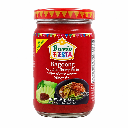 [BAR-SS2-004] Barrio Fiesta Sauteed Shrimp Paste Spicy 24x250g (Small) ***Back In Stock***