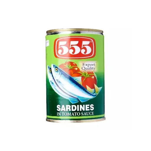 [555-TOM-009] 555 Sardines in Tomato Sauce 48x425g (Large) ***Back In Stock***