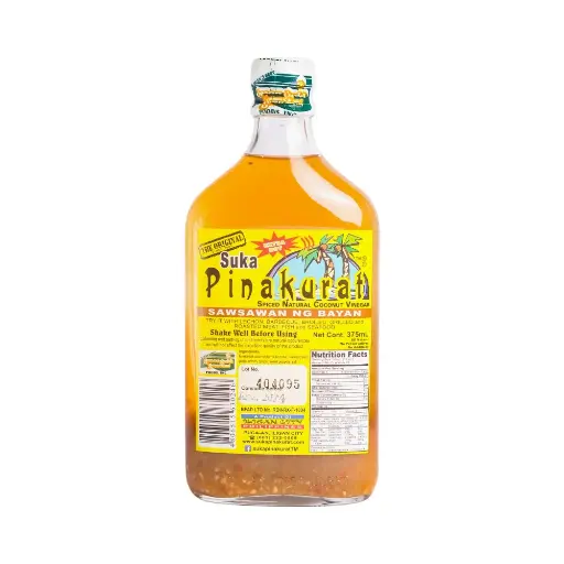 Pinakurat Hot Suka (Spiced Natural Coconut Vinegar) 24 x 375ml ***Back In Stock***