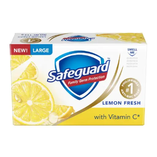 Safeguard Soap Bar Lemon Fresh 72x115g